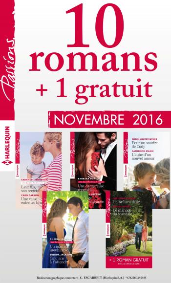 Pack mensuel Passions : 10 romans  + 1 gratuit (novembre 2016)