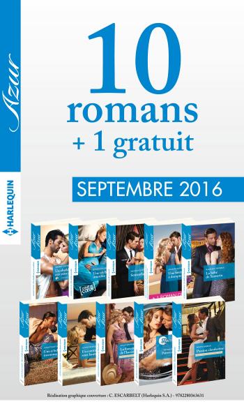 Pack mensuel Azur : 10 romans  + 1 gratuit (septembre 2016)