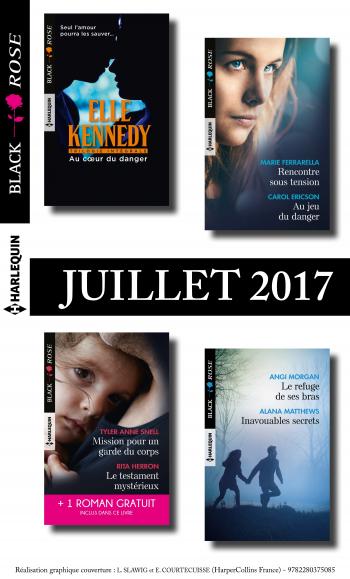 Pack mensuel Black Rose : 10 romans  + 1 gratuit (juillet 2017)