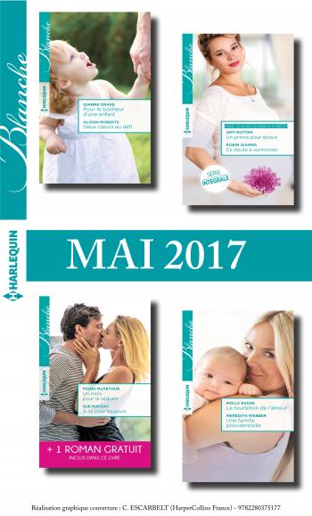 Pack mensuel Blanche : 8 romans  + 1 gratuit (mai 2017)