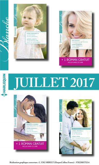 Pack mensuel Blanche : 8 romans  + 2 gratuits (juillet 2017)