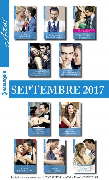 Pack mensuel Azur : 10 romans  + 1 gratuit (septembre 2017)