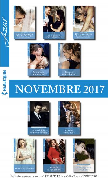 Pack mensuel Azur : 10 romans  + 1 gratuit (novembre 2017)