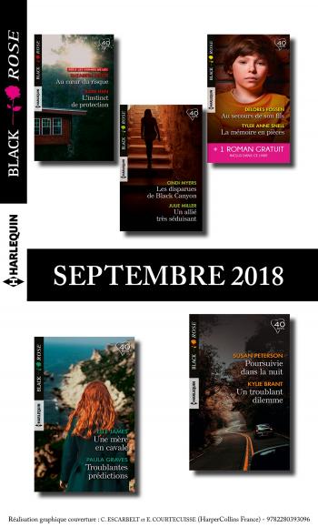 Pack mensuel Black Rose : 10 romans  + 1 gratuit (septembre 2018)