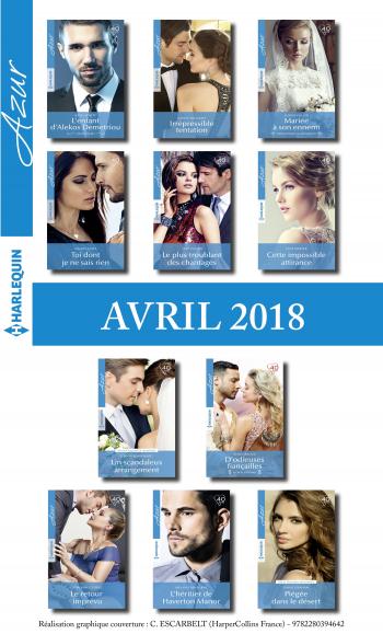 Pack mensuel Azur : 11 romans  + 1 gratuit (avril 2018)