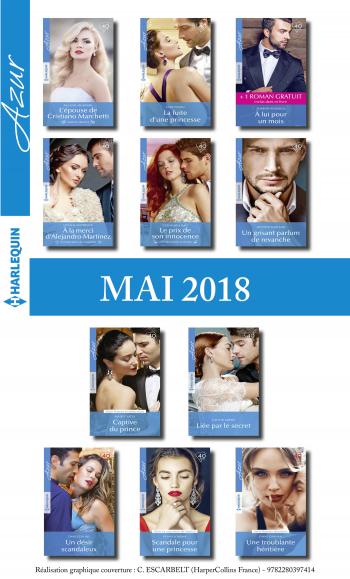 Pack mensuel Azur : 11 romans  + 1 gratuit (mai 2018)