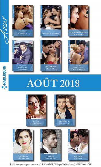 Pack mensuel Azur : 11 romans  + 1 gratuit (août 2018)