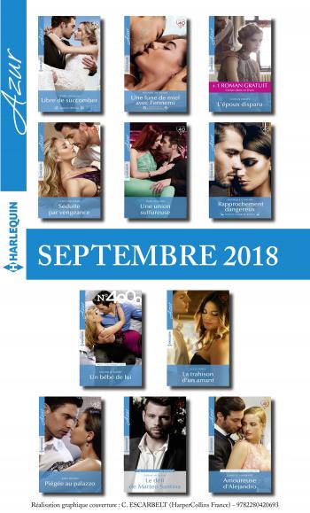 Pack mensuel Azur : 11 romans  + 1 gratuit (septembre 2018)