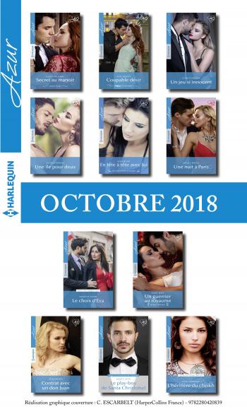 Pack mensuel Azur : 11 romans (octobre 2018)
