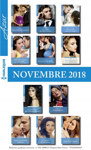 Pack mensuel Azur : 11 romans  + 1 gratuit (novembre 2018)