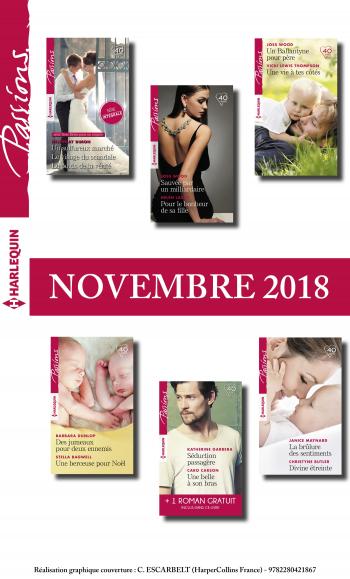 Pack mensuel Passions : 13 romans  + 1 gratuit (novembre 2018)