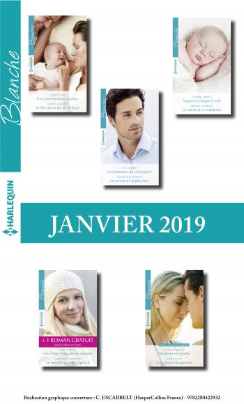 Pack mensuel Blanche : 10 romans  + 1 gratuit (janvier 2019)