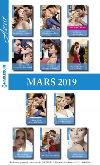 Pack mensuel Azur : 11 romans + 1 gratuit (mars 2019)