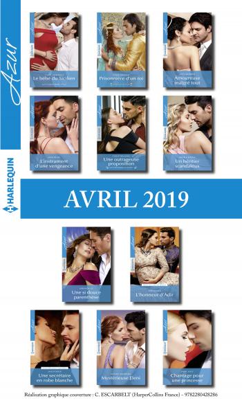 Pack mensuel Azur : 11 romans  + 1 gratuit (avril 2019)