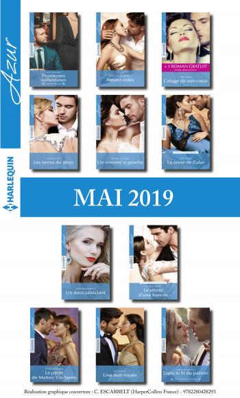 Pack mensuel Azur : 11 romans  + 1 gratuit (mai 2019)