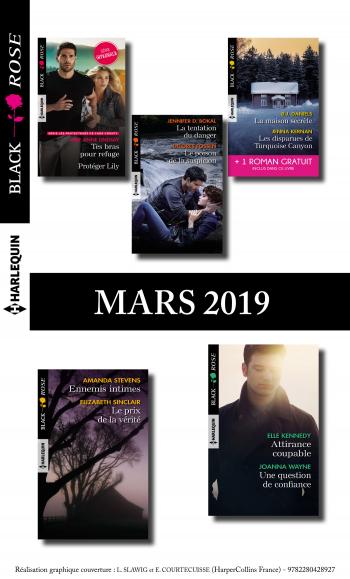Pack mensuel Black Rose : 10 romans + 1 gratuit (mars 2019)