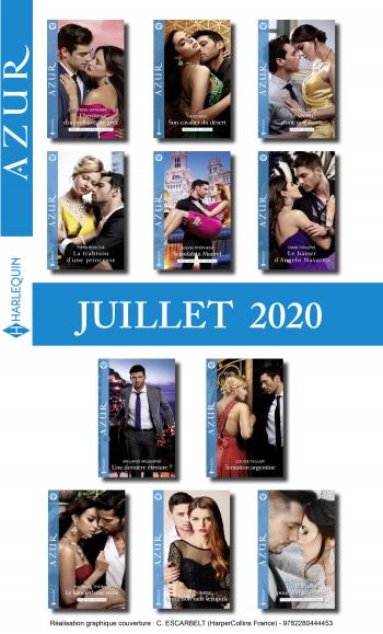Pack mensuel Azur : 11 romans + 1 gratuit (Juillet 2020)