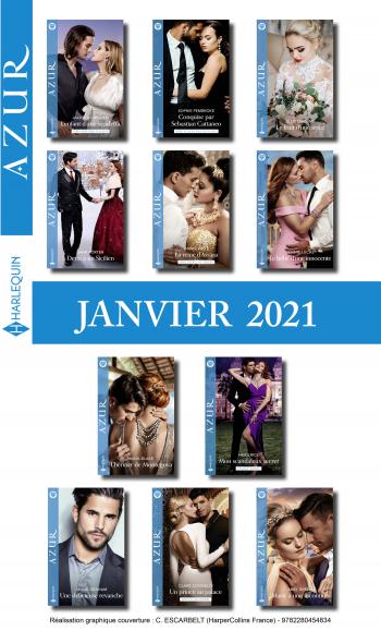 Pack mensuel Azur : 11 romans (Janvier 2021)