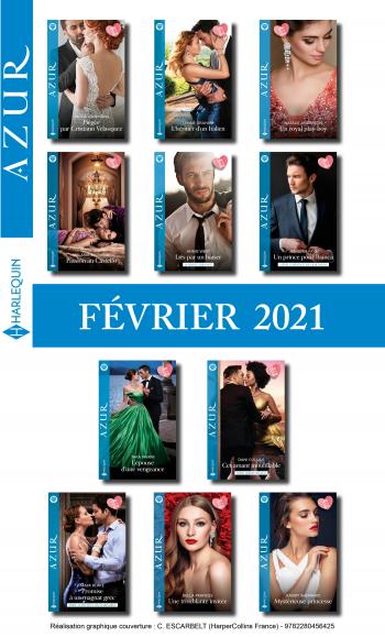Pack mensuel Azur : 11 romans + 1 gratuit (Février 2021)