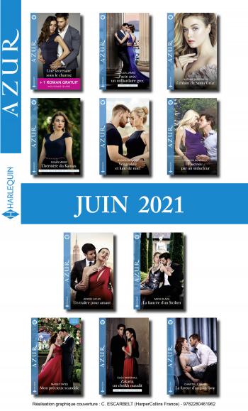 Pack mensuel Azur : 11 romans + 1 gratuit (Juin 2021)