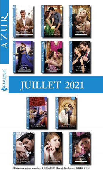 Pack mensuel Azur : 11 romans + 1 gratuit (Juillet 2021)