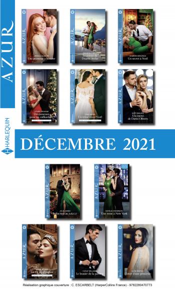 Pack mensuel Azur : 11 romans + 1 gratuit (Décembre 2021)