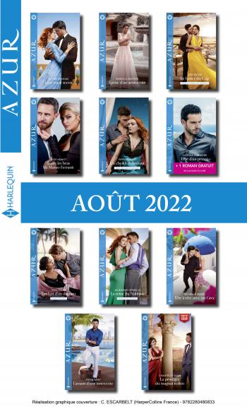 Pack mensuel Azur - 11 romans + 1 gratuit (Août 2022)