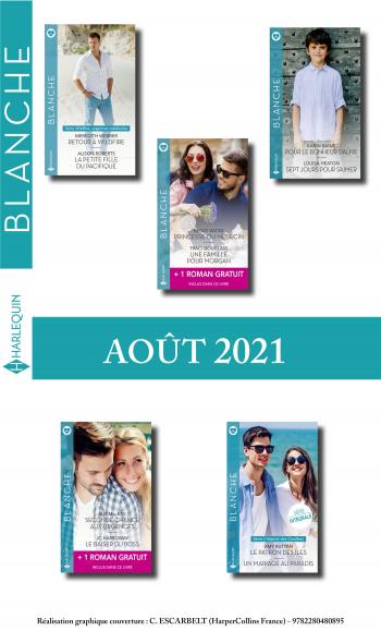 Pack mensuel Blanche - 10 romans + 2 gratuits (Août 2022)
