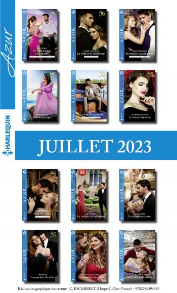 Pack mensuel Azur - 11 romans + 1 titre gratuit (Juillet 2023)