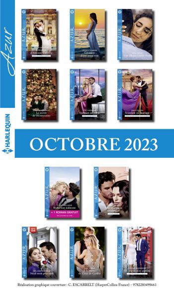 Pack mensuel Azur - 11 romans + 1 titre gratuit (Octobre 2023)