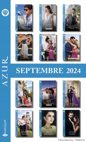 Pack mensuel Azur: 11 romans + 1 gratuit (septembre 2024)