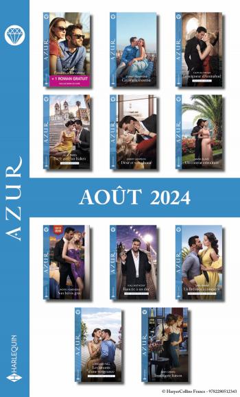 Pack mensuel Azur - 11 romans + 1 titre gratuit (Août 2024)