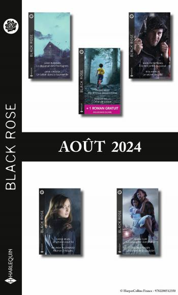 Pack mensuel Black Rose - 10 romans et  1 titre gratuit (Août 2024)