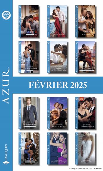 Pack mensuel Azur - 11 romans + 1 titre gratuit (Février 2025)