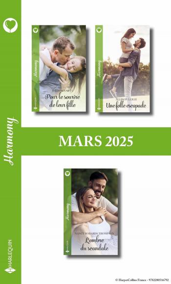 Pack mensuel Harmony - 3 romans (Mars 2025)