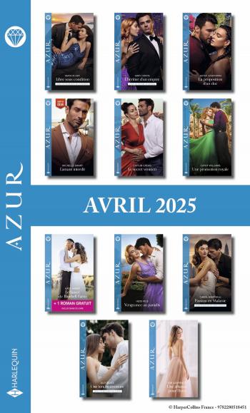 Pack mensuel Azur - 11 romans + 1 titre gratuit (Avril 2025)
