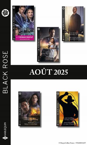Pack mensuel Black Rose - 10 romans + 1 titre gratuit (Août 2025)