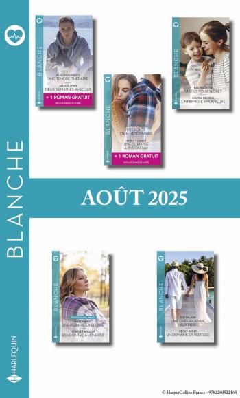 Pack mensuel Blanche - 10 romans + 2 titres gratuits (Août 2025)