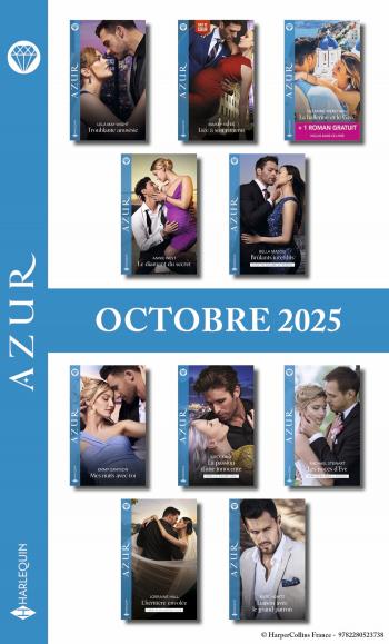 Pack mensuel Azur - 11 romans + 1 titre gratuit (Octobre 2025)