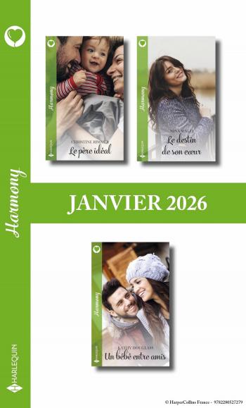 Pack mensuel Harmony - 3 romans (Janvier 2026)