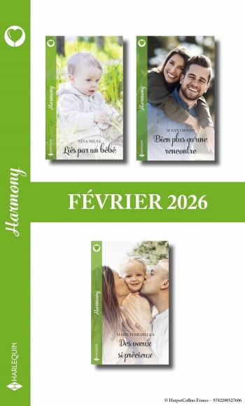 Pack mensuel Harmony - 3 romans (Février 2026)