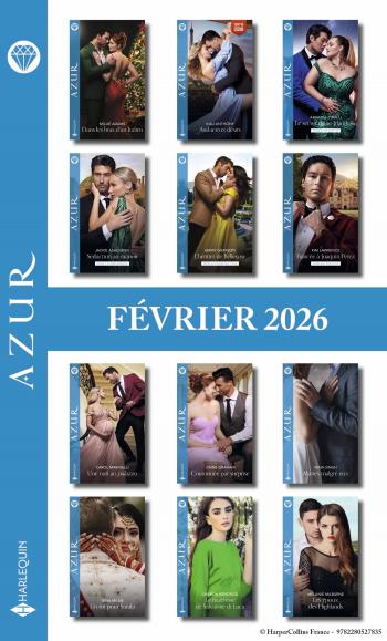 Pack mensuel Azur - 11 romans + 1 titre gratuit (Février 2026)