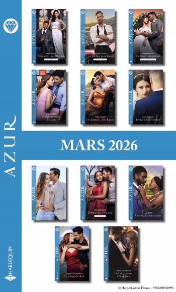 Pack mensuel Azur - 11 romans (Mars 2026)