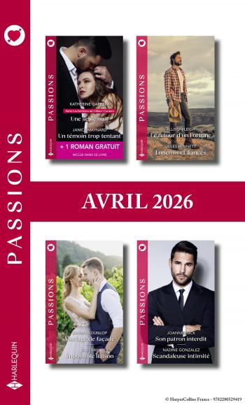 Pack mensuel Passions - 8 romans + 1 titre gratuit (Avril 2026)