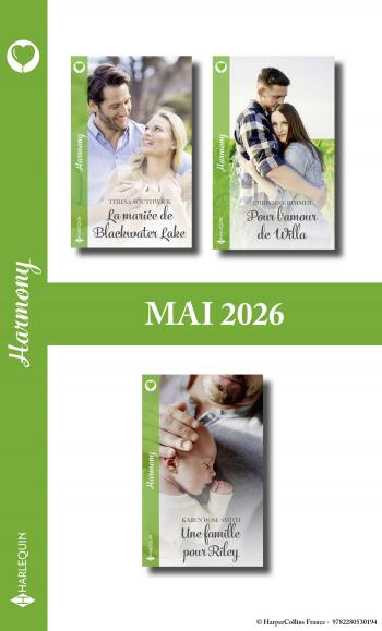 Pack mensuel Harmony - 3 romans (Mai 2026)