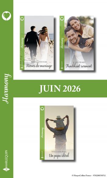 Pack mensuel Harmony - 3 romans (Juin 2026)