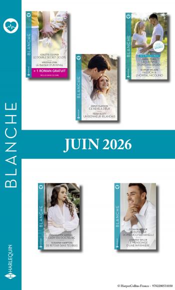 Pack mensuel Blanche - 10 romans + 1 titre gratuit (Juin 2026)