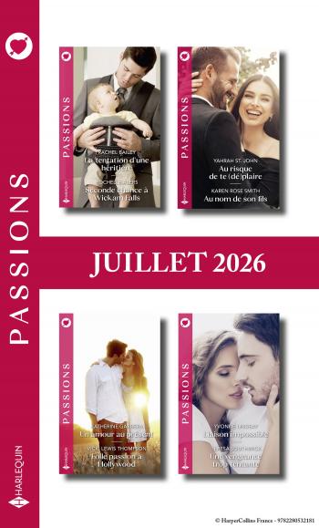 Pack mensuel Passions - 8 romans (Juillet 2026)