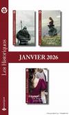 Pack mensuel Les Historiques - 3 romans (Janvier 2026)