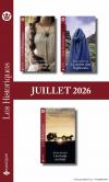 Pack mensuel Les Historiques - 3 romans (Juillet 2026)